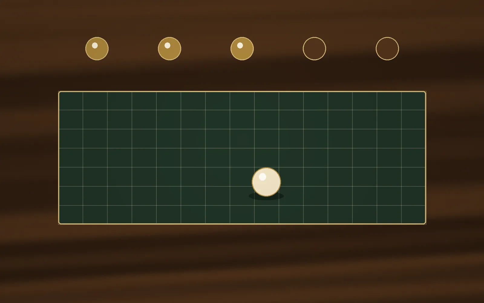 But et compteur de score d'un baby-foot, zones soumises à l'usure